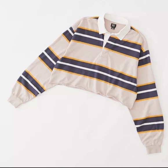 UO Jefferson Cropped Rugby Long Sleeve - Picture 3 of 6